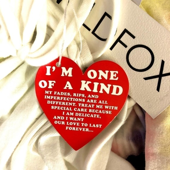 Wildfox Edelweiss Tie Dye Halter Neck Sleeveless Romper Back Keyhole Small NWT - Picture 9 of 11